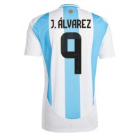 Argentína Julian Alvarez #9 Domáci futbalový dres Copa America 2024 Krátky Rukáv